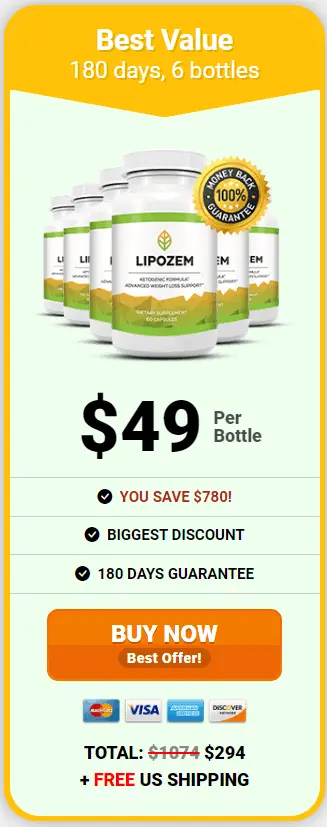 Buy Lipozem 6 Bottle